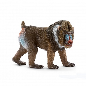 Фигурка Мандрил, самец, размер 7 х 5 х 3 см. (Schleich, 14715k)